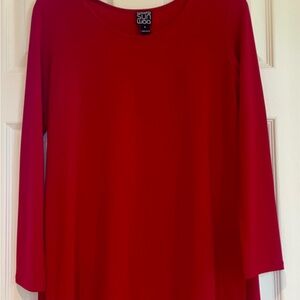 CLARA SUNWOO Red Tunic Top